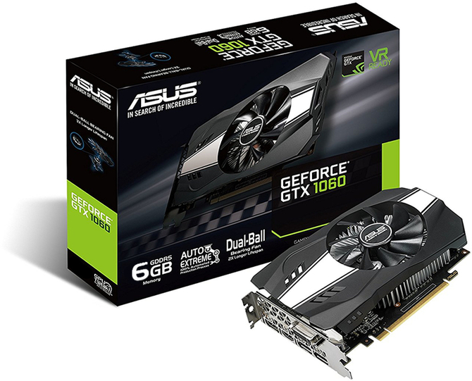 Seria kart ASUS Phoenix powiększyła się o model GTX 1060 6GB [3]