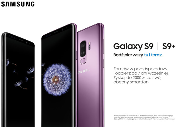Samsung Galaxy S9 i S9+ - ceny i oferta przedsprzedaży [1]