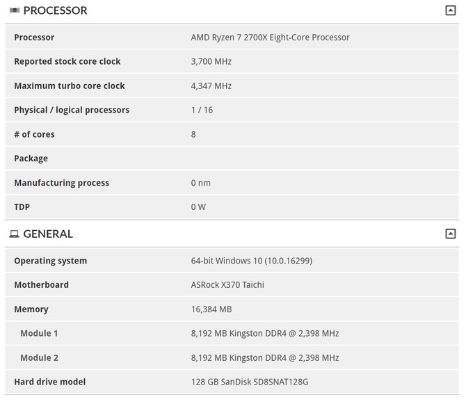 AMD Ryzen 2000 - nowe informacje o specyfikacji i wydajności [5]