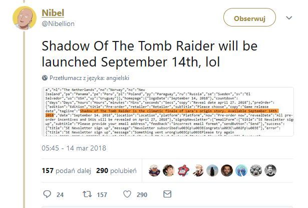 Shadow of the Tomb Raider - znamy datę premiery nowej gry [2]