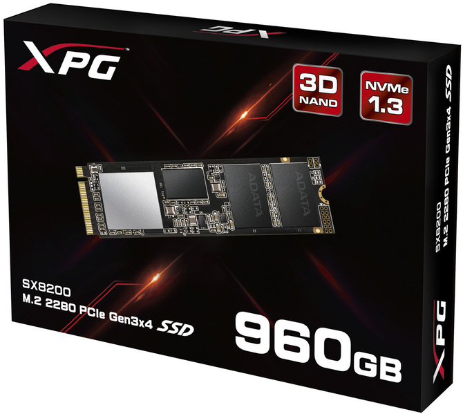 ADATA XPG SX8200 Bardzo wydajny dysk SSD NVMe z 3D TLC NAND [1]