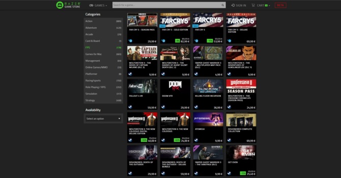 Razer Game Store: najnowszy sklep z grami cyfrowymi [1]