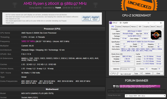 AMD Ryzen 7 2700X i Ryzen 5 2600X podkręcone do 5,8 GHz [2]