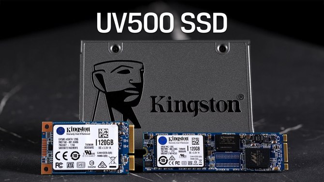 Kingston UV500 - Rodzina dysków z pamięciami 3D TLC NAND [1]