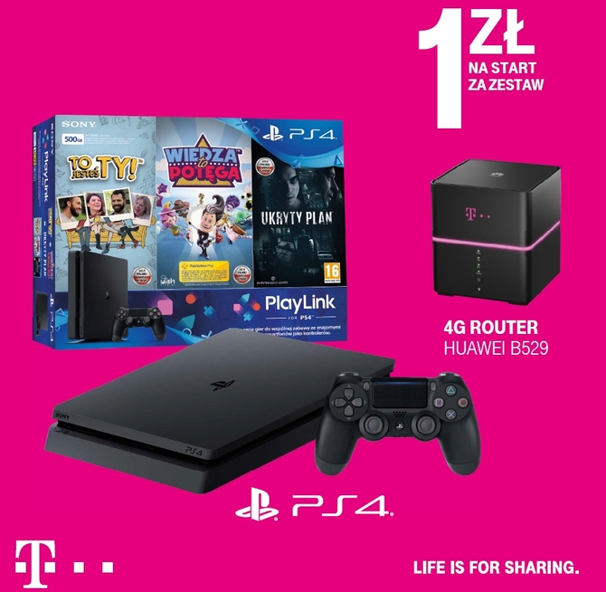 Wygraj z T-Mobile: internet bez limitów i PS4 za 1 zł [1]