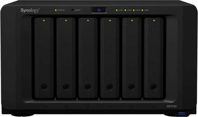 Synology DS1618+ - sześciozatokowy NAS z procesorem Intela [1]