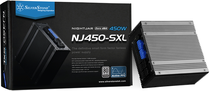 SilverStone Nightjar NJ450-SXL - Niewielki, pasywny zasilacz [1]