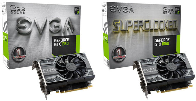EVGA prezentuje karty GeForce GTX 1050 3 GB w wersji mini [1]