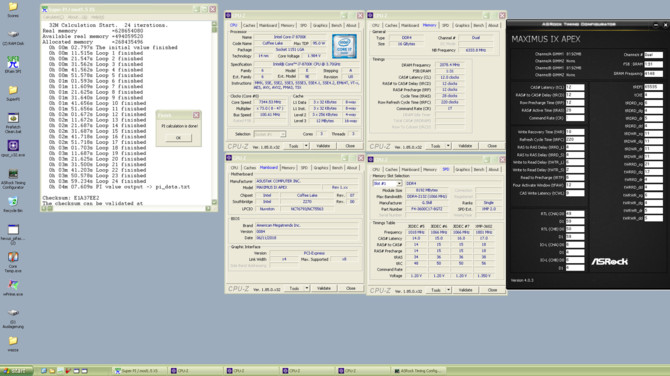 Intel Core i7-8700K podkręcony do 7,34 GHz na płycie Z270 [1]