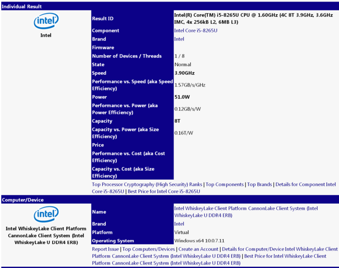 Intel Whiskey Lake-U - pierwsze informacje o procesorach [2]