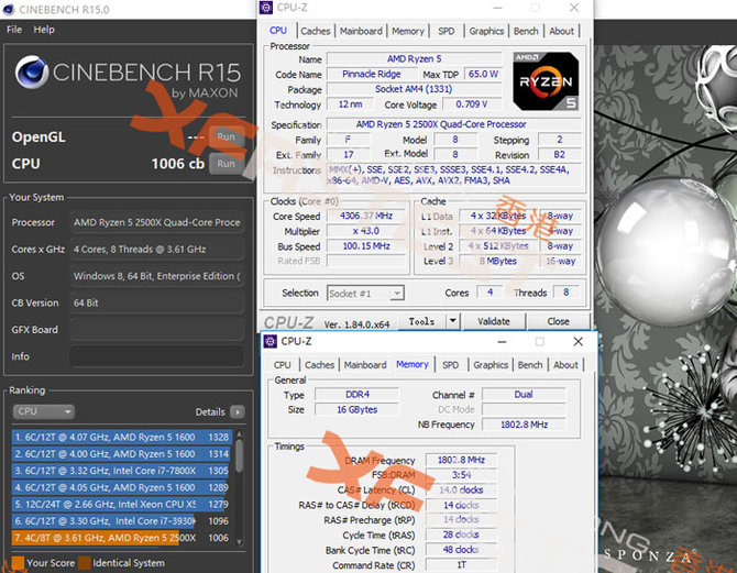 AMD Ryzen 3 2300X oraz Ryzen 5 2500X - znamy specyfikację [2]