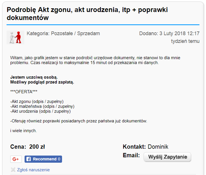 Polski substytut Darknetu? Kupisz tam nielegalne rzeczy, ale [1]