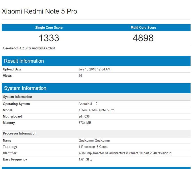 Qualcomm Snapdragon 632 - zaskakująco wysoka wydajność chipu [2]