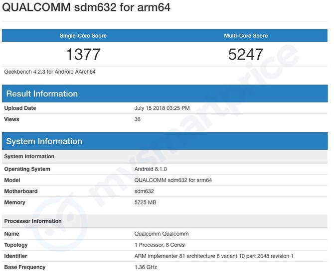 Qualcomm Snapdragon 632 - zaskakująco wysoka wydajność chipu [3]