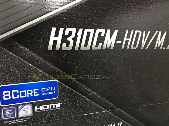 ASRock potwierdza - płyty H310 obsłużą 8-rdzeniowe procesory [2]