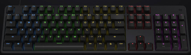 Mechaniczna klawiatura Xiaomi Game Keyboard RGB za 125 zł [2]