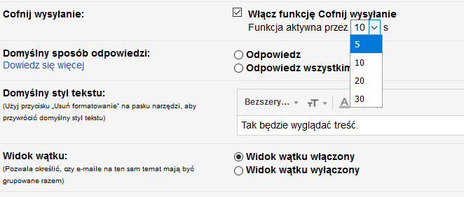 10 sekund na decyzję: Gmail dla Androida anuluje wiadomości [1]