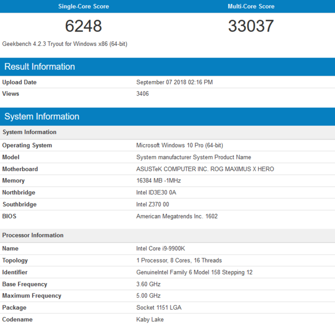 Intel Core i9-9900K -  Poznaliśmy wydajność flagowego procesora [1]