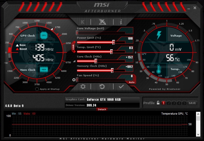 Rtx 2060 cheap msi afterburner