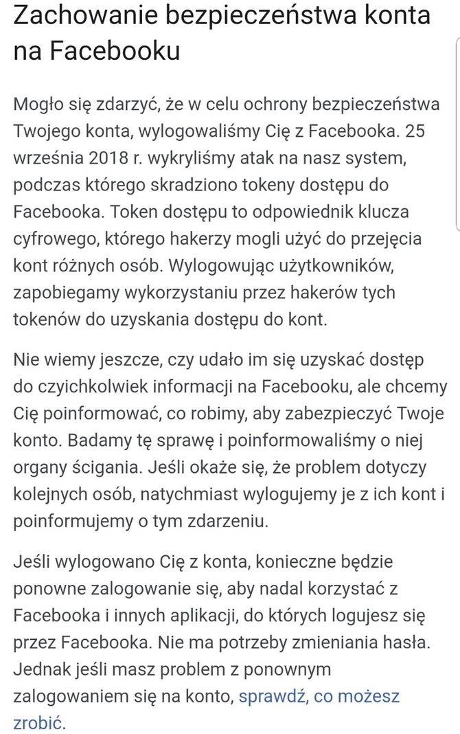 Polacy poszkodowani w ostatnim ataku hakerskim na Facebooka [4]