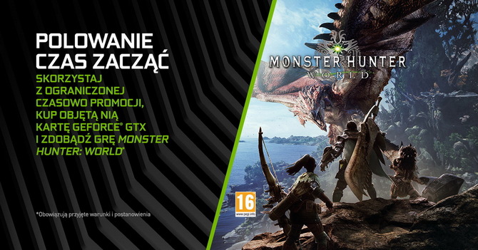 Monster Hunter World za darmo do wybranych kart GeForce GTX [1]