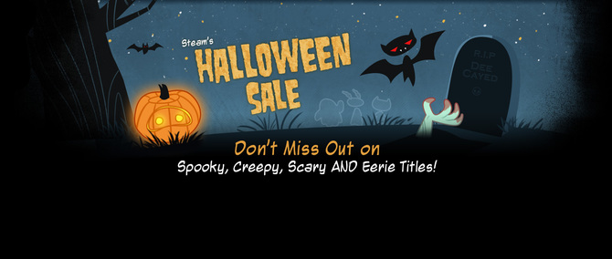 Steam: daty wyprzedaży gier na Halloween, jesień i zimę [1]