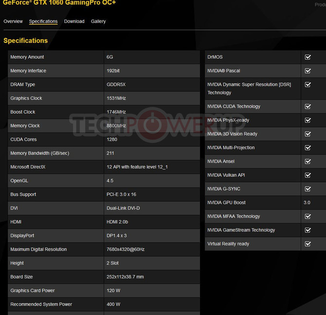 GeForce GTX 1060 GDDR5X - Pamięci nie będą wysoko taktowane [1]