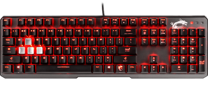 Klawiatura gamingowa MSI Vigor GK60: aluminium i Cherry MX Red [2]