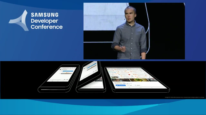 Samsung zaprezentował smartfona ze składanym ekranem [4]