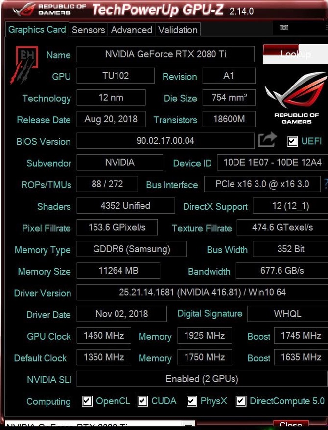 GeForce RTX 2080 Ti FE teraz z pamięciami GDDR6 Samsunga [2]