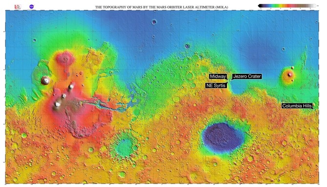 Mars 2020 Rover - NASA wybrała miejsce rozpoczęcia badań [2]