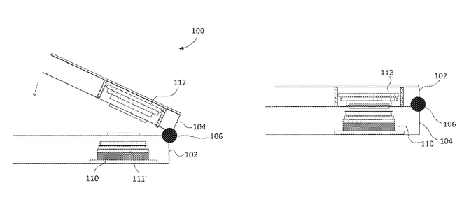 Microsoft patentuje łączony aparat na składanym smartfonie [1]
