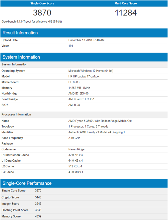 AMD Ryzen 5 3500U, Ryzen 3 3300U, Ryzen 3 3200U - nowe APU [4]