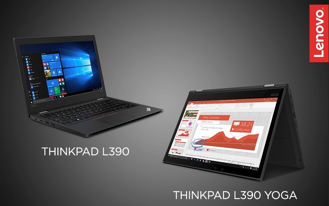 Lenovo oficjalnie prezentuje laptopy ThinkPad L390 oraz L390 Yoga [3]