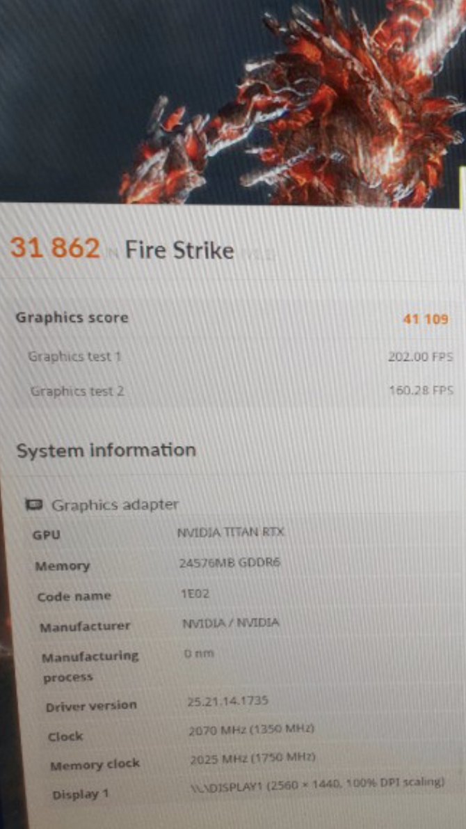 NVIDIA Titan RTX podkręcony i przetestowany w Fire Strike [2]