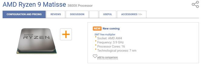 AMD Ryzen 9 3800X - znamy szczegóły chipu i nowej serii Ryzen  [4]