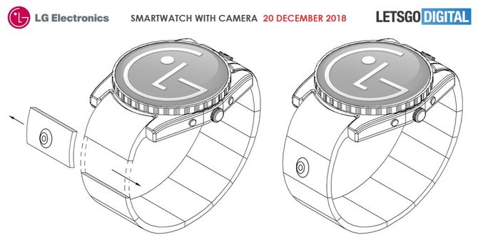 LG patentuje smartwatch z doczepianą inteligentną kamerą [2]