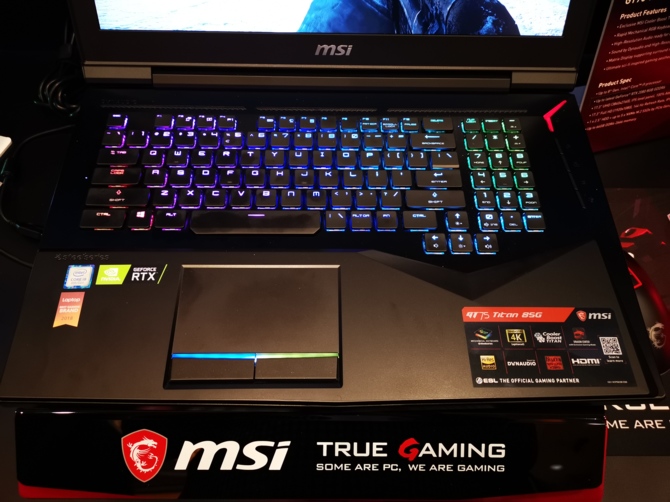 MSI prezentuje 8 notebooków z kartami NVIDIA GeForce RTX 20x0 [3]