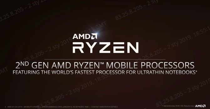 CES 2019: Prezentacja nowych laptopów z procesorami AMD Ryzen [10]