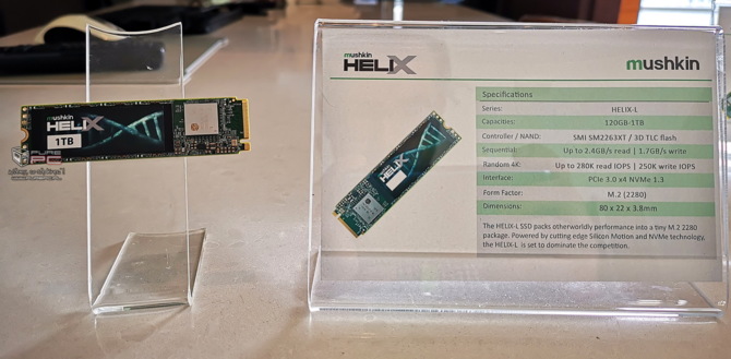 CES 2019: Mushkin prezentuje dyski SSD PILOT-E oraz HELIX-L [3]
