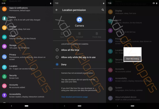 Android 10 Q - pierwsze screeny prezentujące wygląd i dark mode [3]