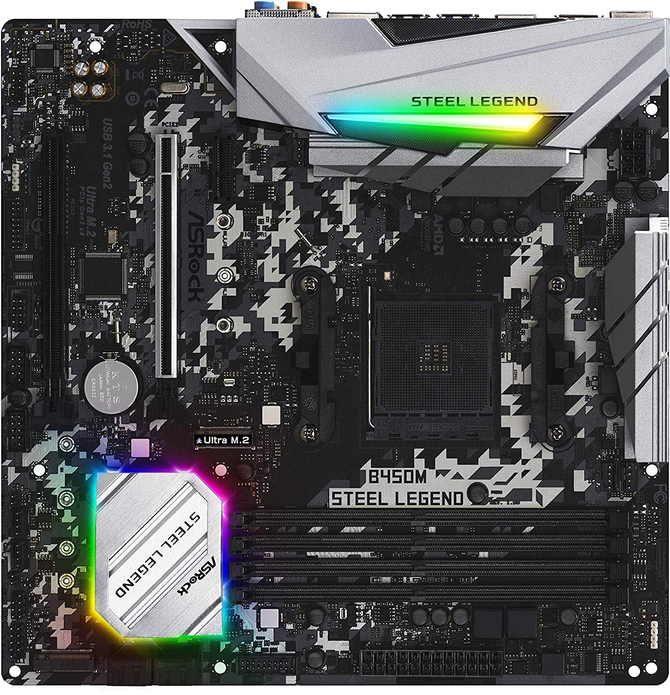 Specyfikacja płyt głównych ASRock B450 i B450M Steel Legend  [3]