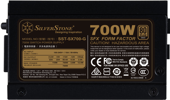 SilverStone SX700-G - Mały zasilacz 80 Plus Gold trafia do sklepów [2]