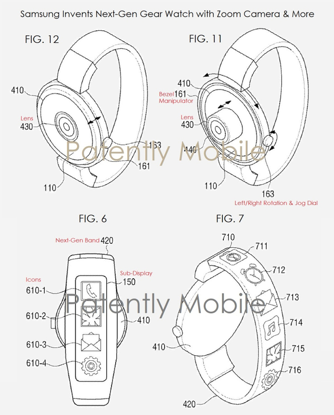 Nowy smartwatch Samsunga z zoomem i wyświetlaczem na pasku [1]