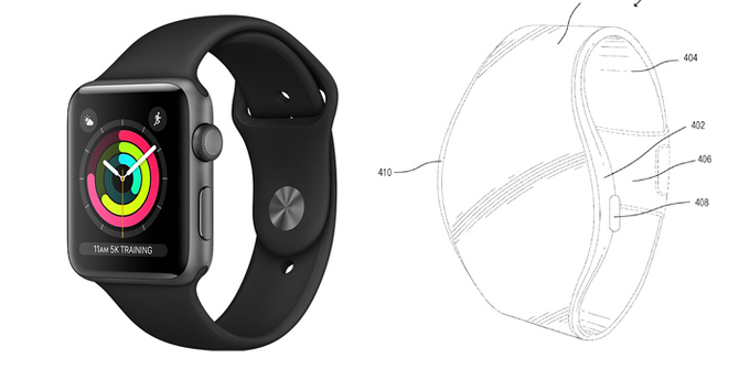 Nowy Apple Watch będzie miał giętki wyświetlacz w opasce? [1]