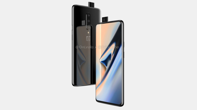 OnePlus 7 - są pierwsze rendery, będzie wysuwany aparat do selfie  [1]