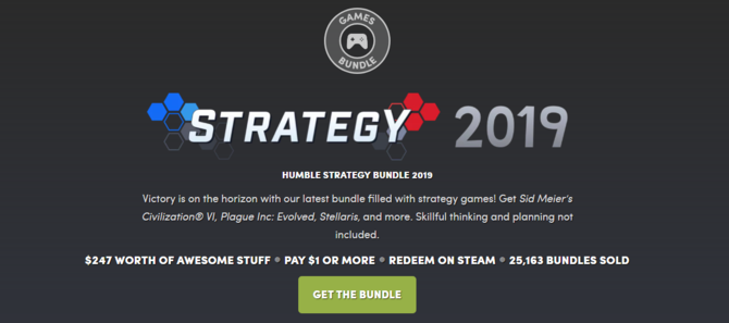 Civilization VI i 8 innych gier za 57 złotych na Humble Bundle [1]