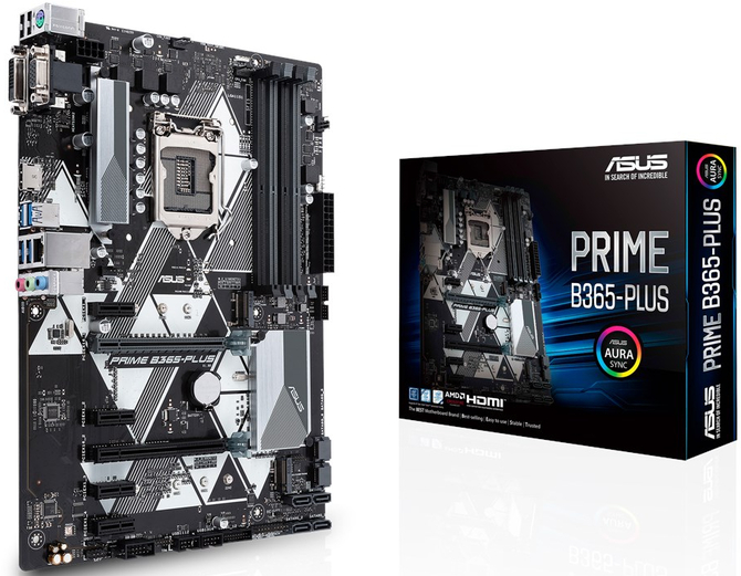 ASUS Prime B365 Plus - Czarno-biała płyta w formacie ATX [1]