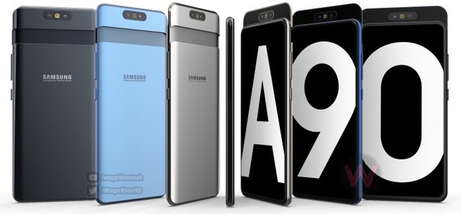 Samsung Galaxy A90 - nieoficjalna specyfikacja i obrotowy aparat [1]