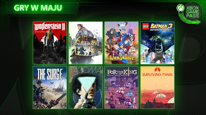 Xbox Game Pass maj 2019: Wolfenstein II, Tacoma, The Surge...  [2]